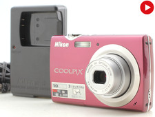 Nikon COOLPIX S230 Red purple 10.0MP Digital Camera From JAPAN [MINT] English OK