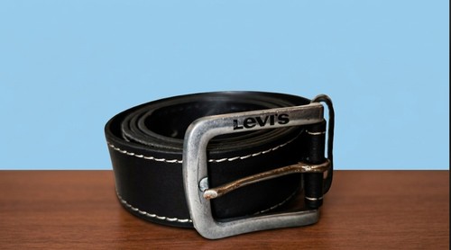 Levi mens black leather - mens,