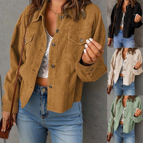 Womens button loose - womens, pockets