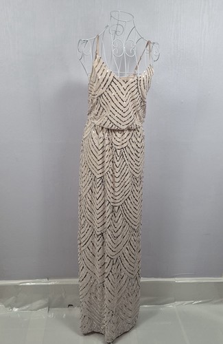 Quiz sequin scallop maxi dress - quiz,