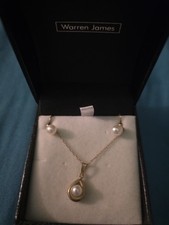 Warren James Gold Pearl Drop