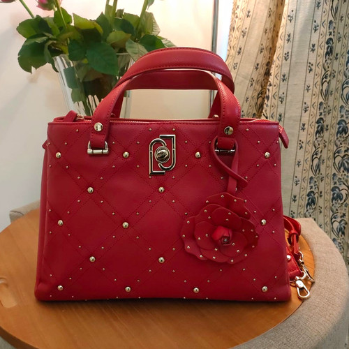 Liu red faux leather - liu,