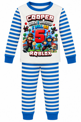 Personalised roblox pyjamas - personalised,