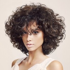 Curly Synthetic Full Wig Short