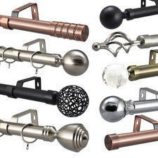 Curtain Poles 19mm Extendable