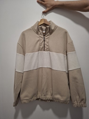Topman beige half - topman, zip