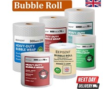 Bubble Wrap Roll 300mmx5m/25m/75m, 600mmx75m, 1000mmx75m, 500x100 Small & Large