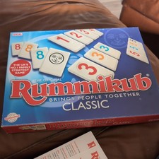 Rummikub The Original Classic Game By Ideal  Curved Racks 100% Complete
