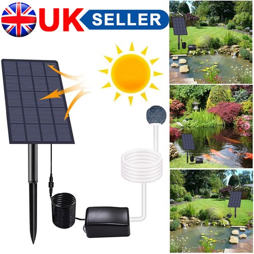 Solar powered oxygenator pond - solar,
