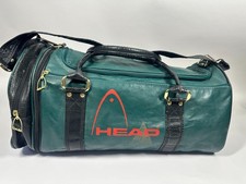 Vintage 90's HEAD MONTE CARLO Holdall Travel Bag Green & Black  *FREE P&P*