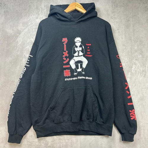 Naruto hoodie mens black - l,