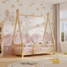 Pine Wood Single Toddler Bed
