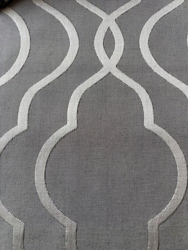 Wide grey geometric - x,