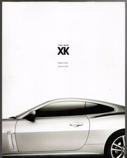Jaguar XK Specification 2006 UK Market Foldout Brochure 4.2 V8 Coupe Convertible