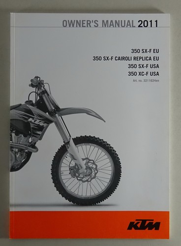 Owner manual ktm - ktm, sx-f