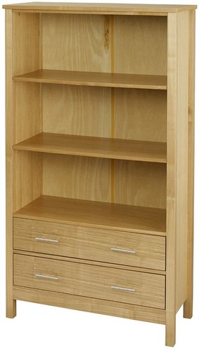 Tall oak bookcase - tall, 2