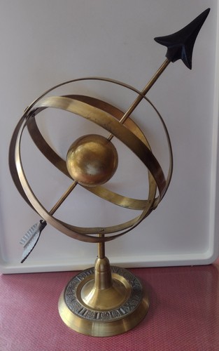 Brass armillary sphere -  brass~, armillary~
