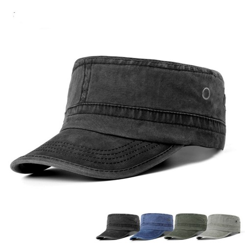 Men washed cotton military - men's,