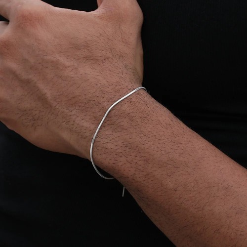 925 sterling silver - silver, snake