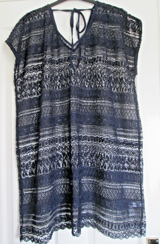 Navy blue beach - beach, up