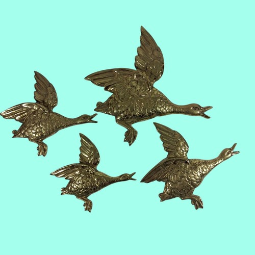 Set four vintage brass - set, of