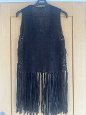 F&F Black Crochet Tassel