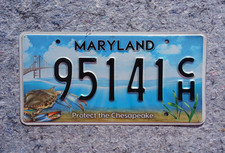 MARYLAND License Plate -