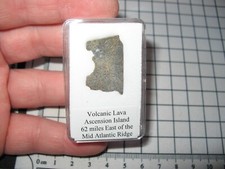 Ascension Island Mid Atlantic Ridge volcanic igneous lava rock slice #3