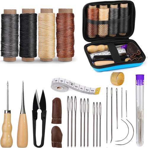 Leather thread stitching - leather,