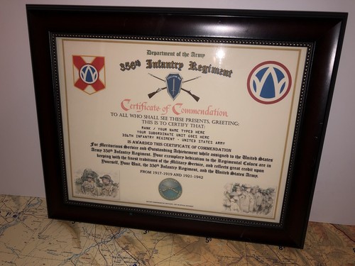 356th infantry regiment - 356th, /