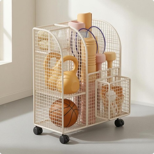 Home gym storage cart - cart, exercise