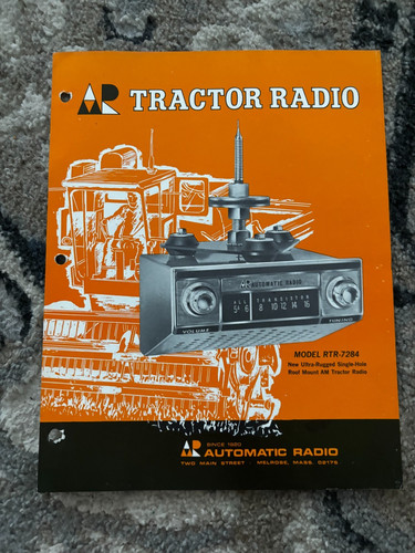 Automatic radio tractor - tractor,