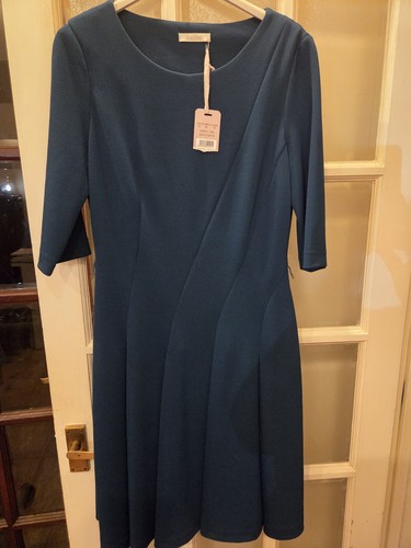Kaliko dark green lined - kaliko, dress