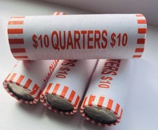 Two Rolls of Quarter Coins