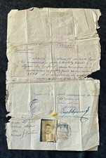 Greece 1915 Chios Old Passport