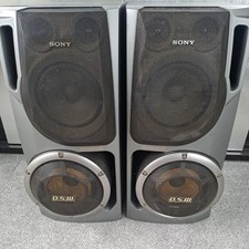 Large Sony SS-XB800AV 4-Way Super Woofer Speakers - Full Range Bass Speakers