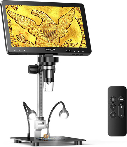 Lcd digital microscope coin - microscope,