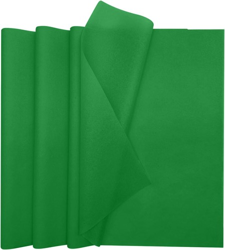 100 sheets green tissue paper - green,