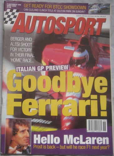 Autosport magazine september - autosport,