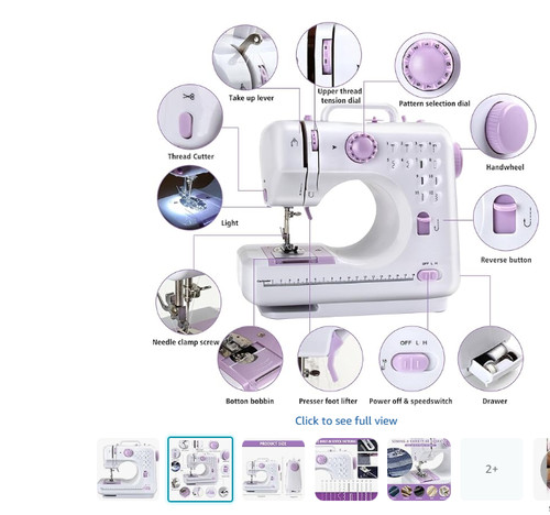 Mini sewing machine - sewing,