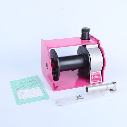 Hand cranked self locking - hand-cranked, self-locking