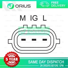 Alternator Orius Fits Toyota