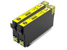 2 Yellow Ink Cartridge Fits