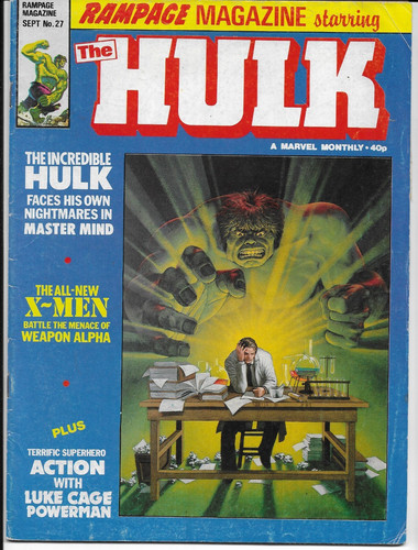 Rampage magazine marvel uk - magazine,