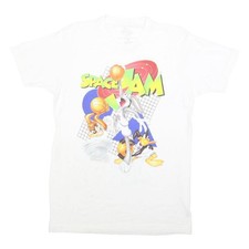 SPACE JAM Mens White Cotton