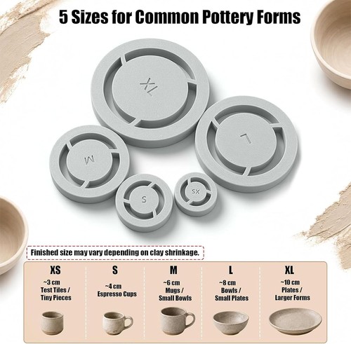 Pottery foot ring tool - foot,