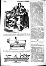 Old Antique Print 1851 Delarue