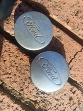 FORD ALLOY WHEEL CENTRE CAPS x2 2M51-1000-AA.