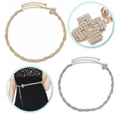 Women Metal Chain Belt With