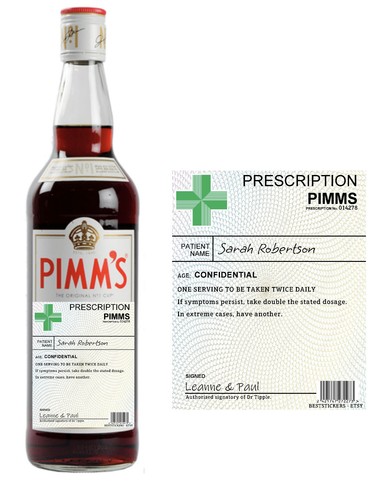 Personalised pimms - personalised,